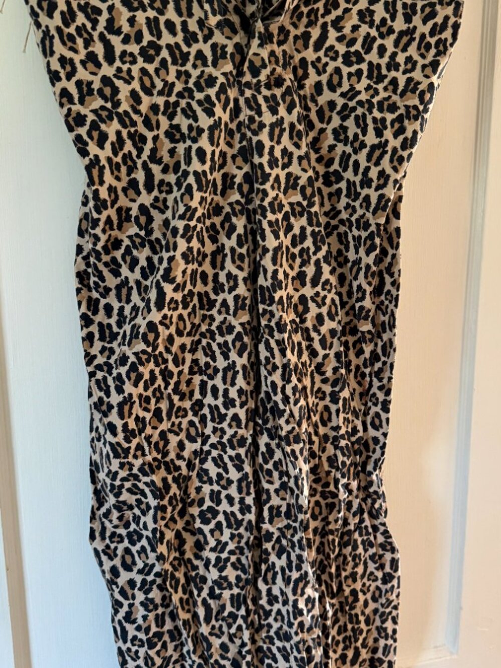 Express Womens Leisure Pants Cheetah Pattern Size M